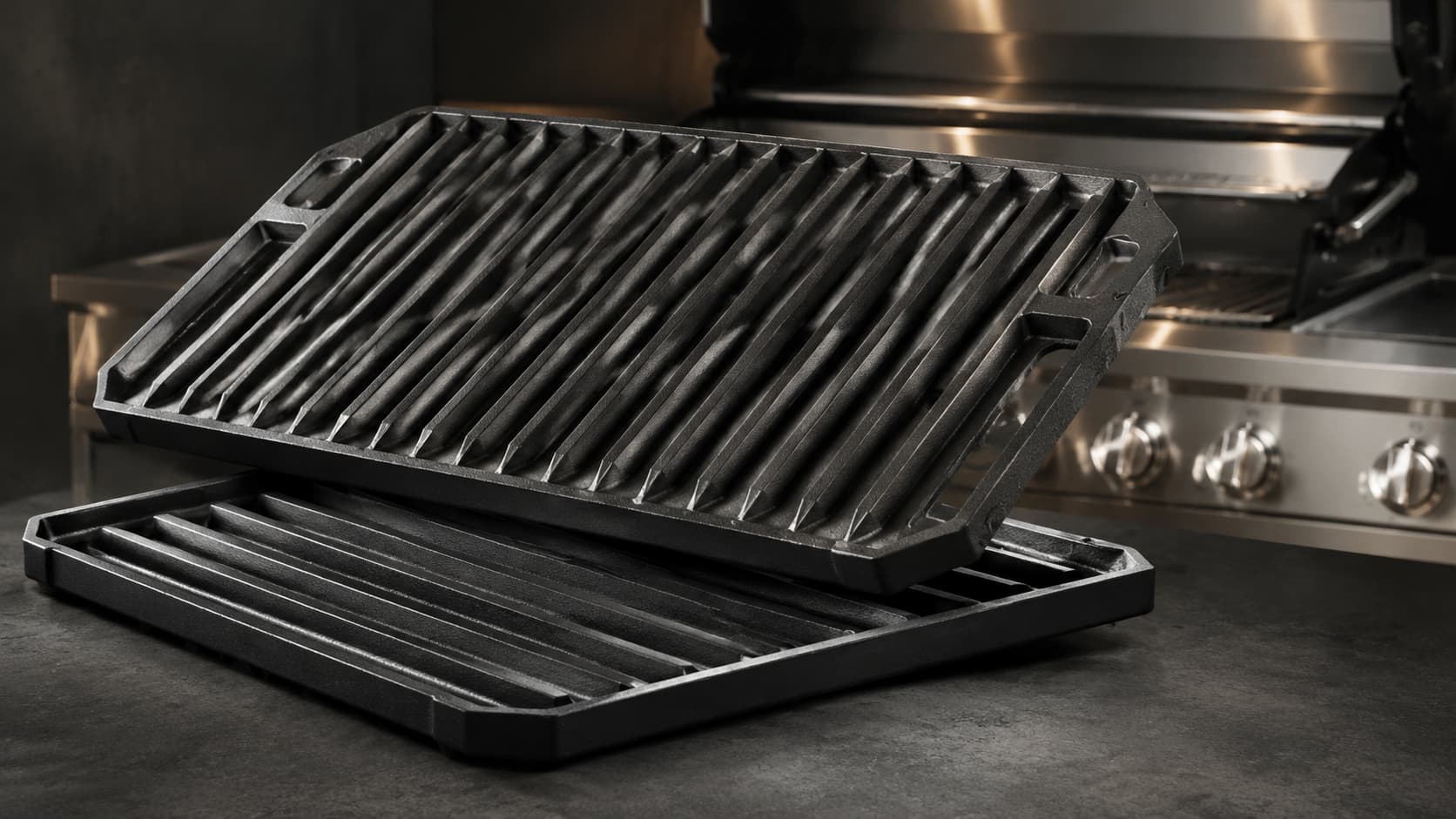 Двусторонняя массивная чугунная решетка Broil King