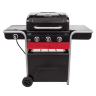 Газово-угольный гриль Char-Broil Hybrid Gas & Charcoal, чёрный