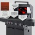 Газовый гриль PRIMELINER G4 комплектация Делюкс (Delux)