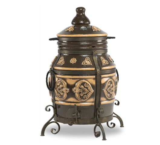 Тандыр "Урал" (ЭКО-Тандыр), 27 см, чёрный