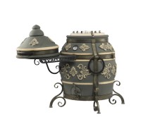 Тандыр &quot;Фирменный&quot; (ЭКО-Тандыр), 27 см, графит