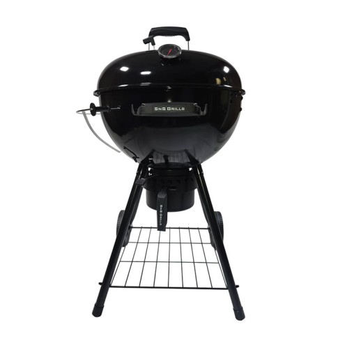 Угольный гриль SnS Kettle Black Edition, с корзиной SnS, 57 см, черный в Казани