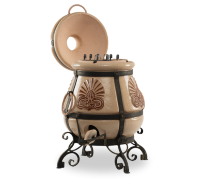 Тандыр &quot;Греческий&quot; (ЭКО-Тандыр), 28 см, слоновая кость