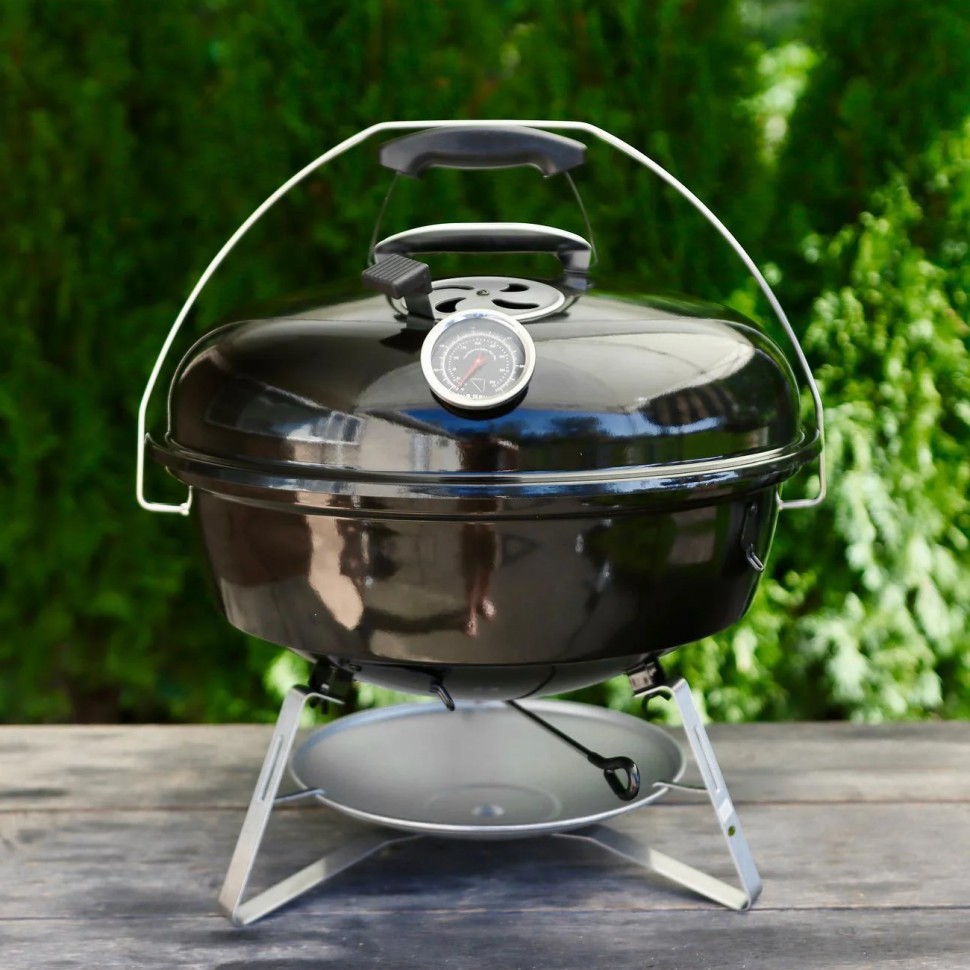 Угольный гриль SNS Travel Kettle, 47 см (c корзиной SNS Charcoal Basket) в Казани в Казани