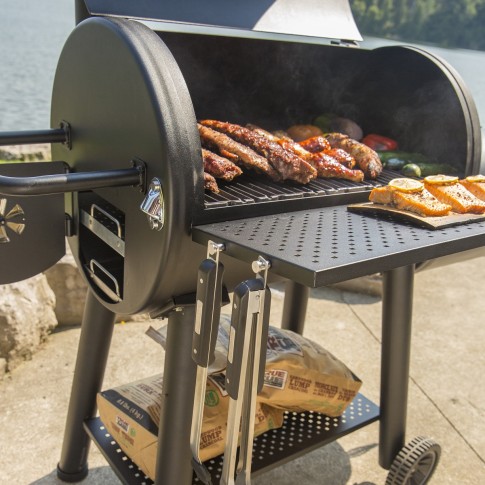 Угольный барельный гриль-коптильня Broil-King Regal OFFSET 400 в Казани