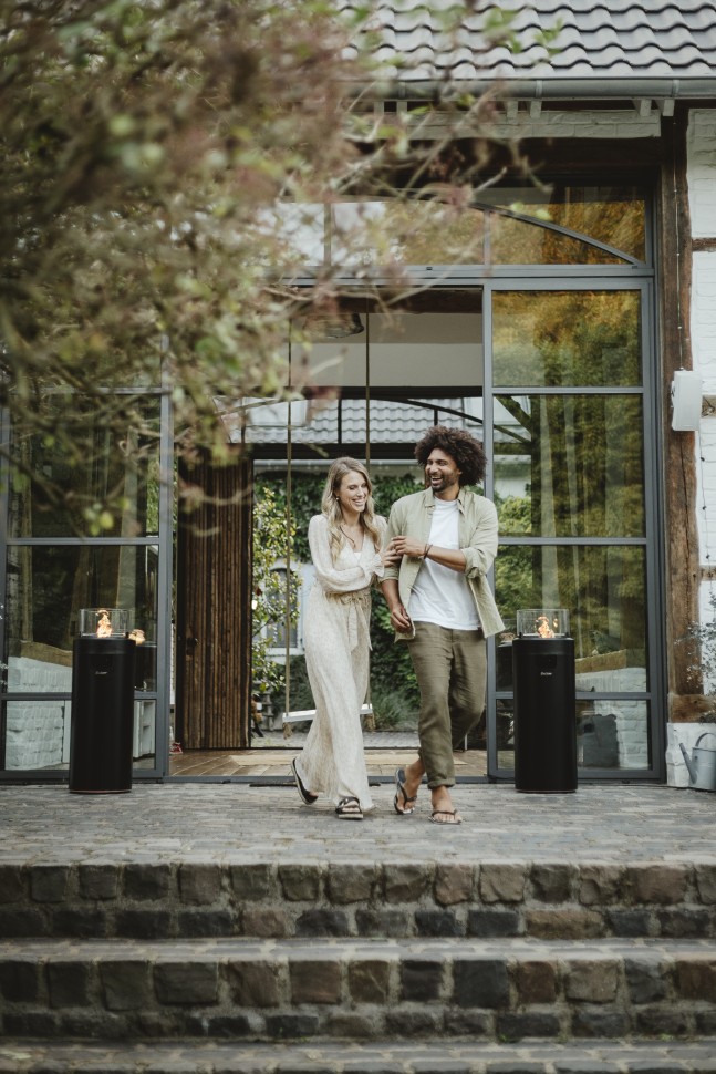 Уличный газовый обогреватель ENDERS NOVA LED L черный