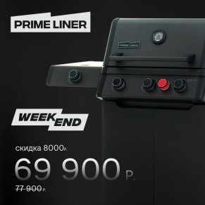 Газовый гриль PRIMELINER Викенд (WEEKEND) 3B